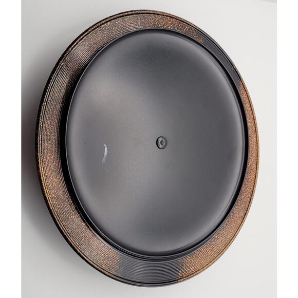 Japanese OMC Wood Tone Plastic Round Storage Bowl - Picture 5 of 6